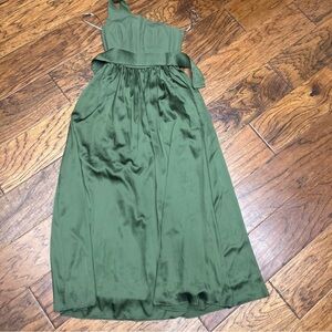 White by Vera Wang Elegant Olive bridesmaid Dress